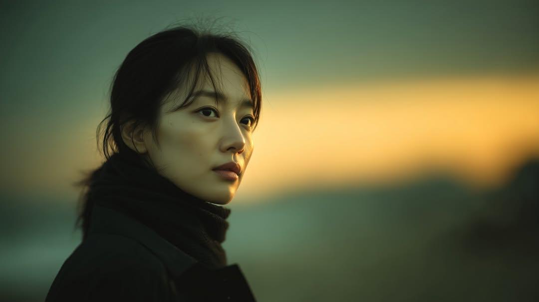 서양 여인 일몰 옆모습 포트레이트 AI 이미지 생성 프롬프트 인물 실사 AI 결과: 서양 여인 일몰 옆모습 포트레이트 AI 이미지 생성 프롬프트
