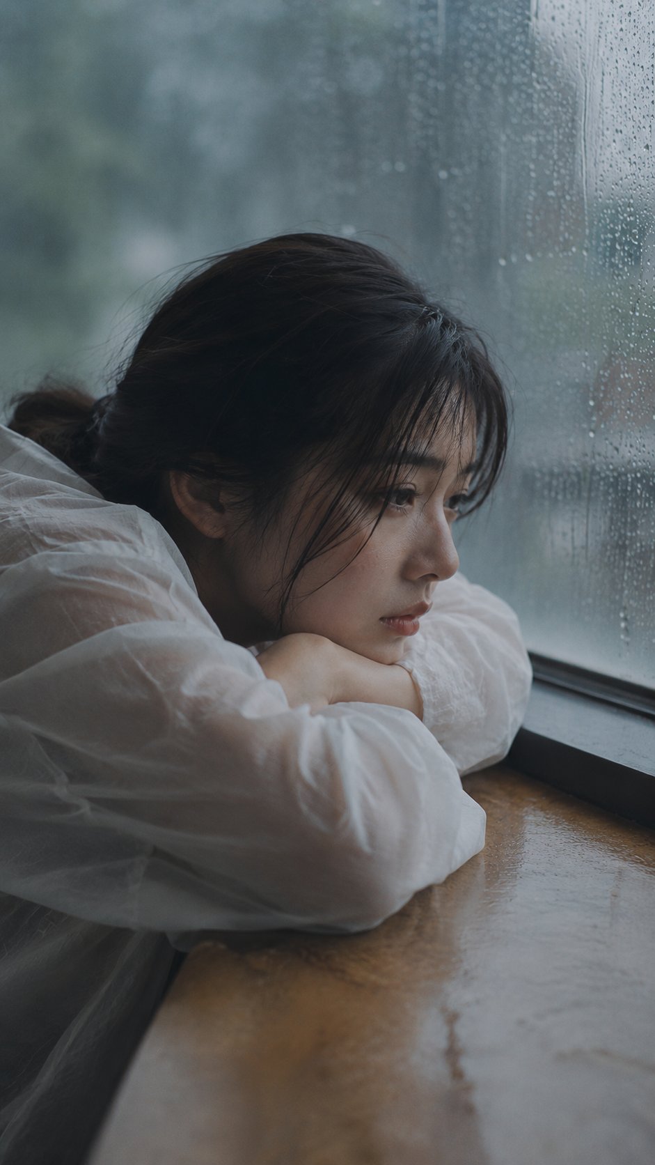 Portrait Shot 50mm Medium Close-up Japanese Woman AI Prompt AI image prompt example 3