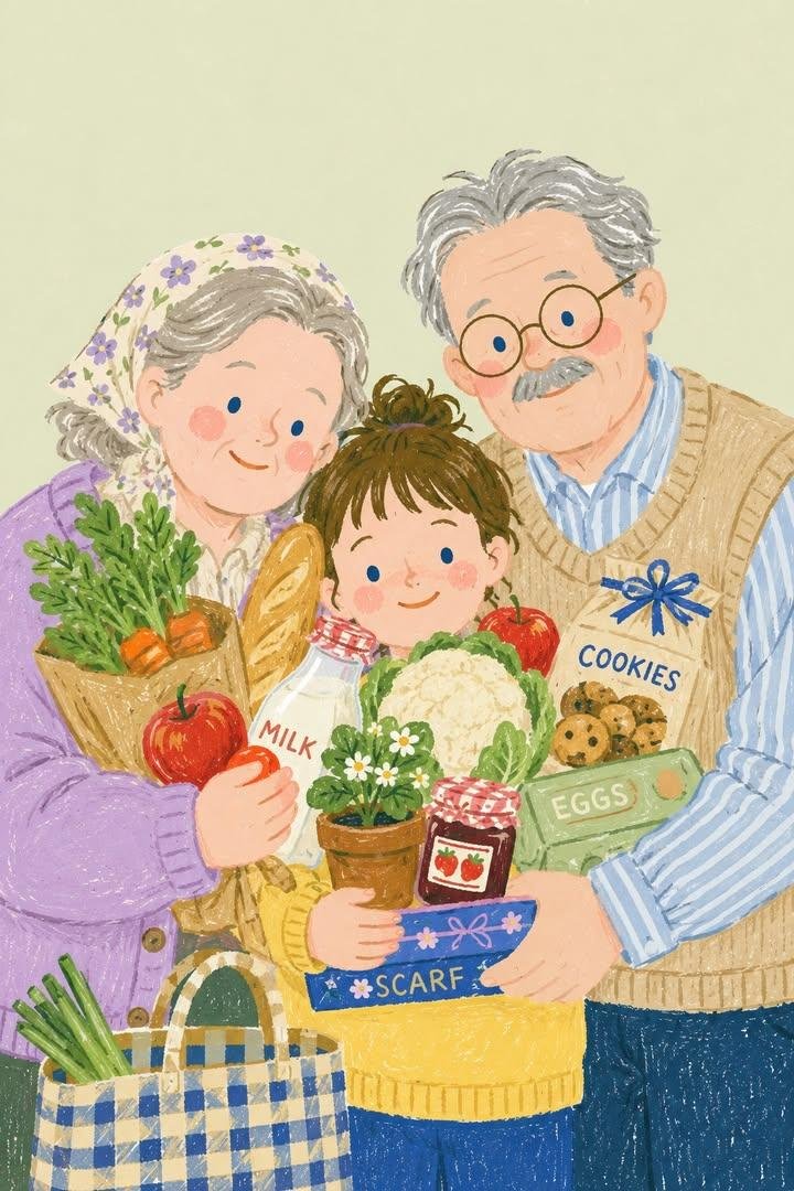 Cozy Scandinavian Children's Storybook Illustration Prompt AI image prompt example 4