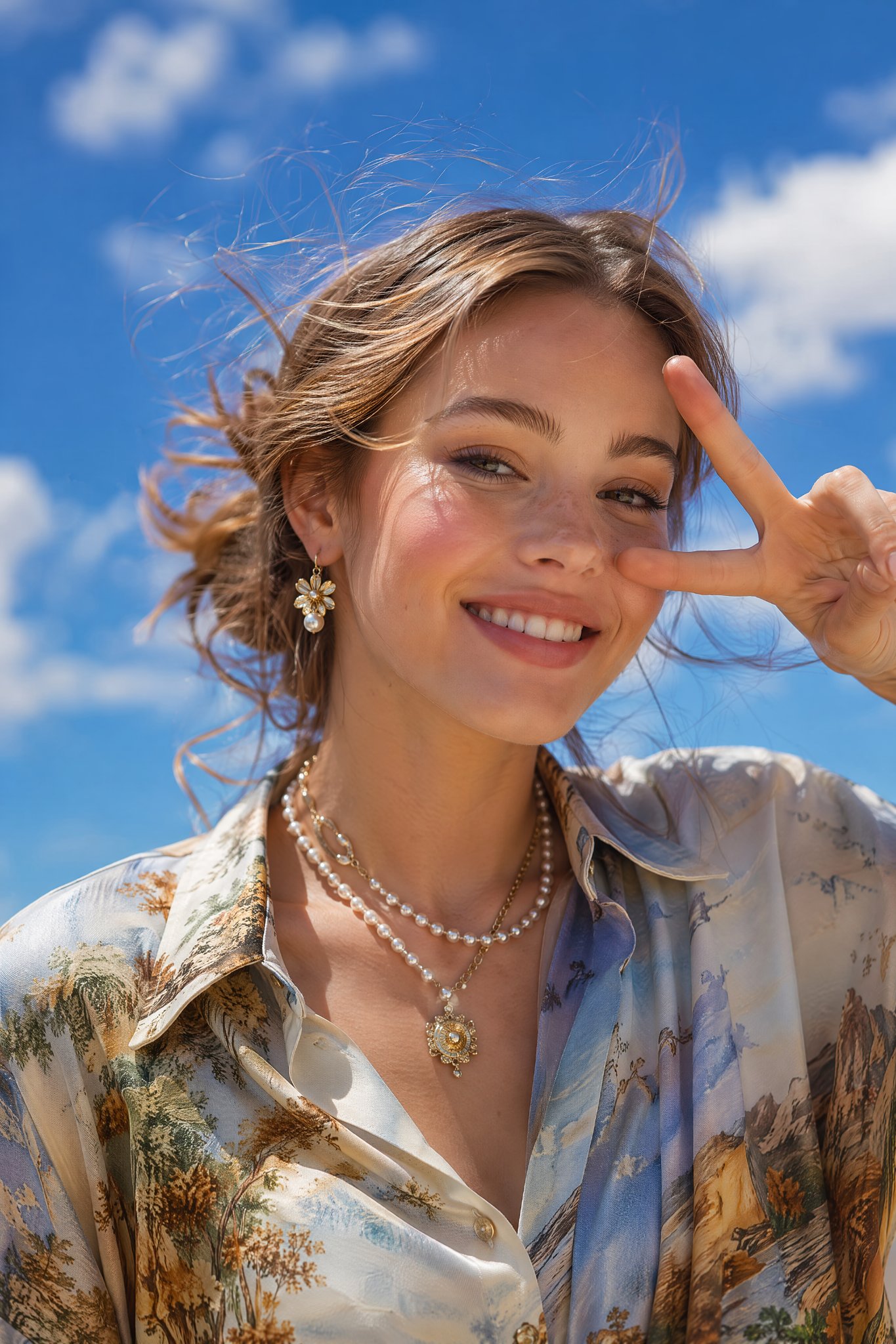 Ultra-Realistic Summer Luxury Fashion Portrait AI Prompt AI image prompt example 2