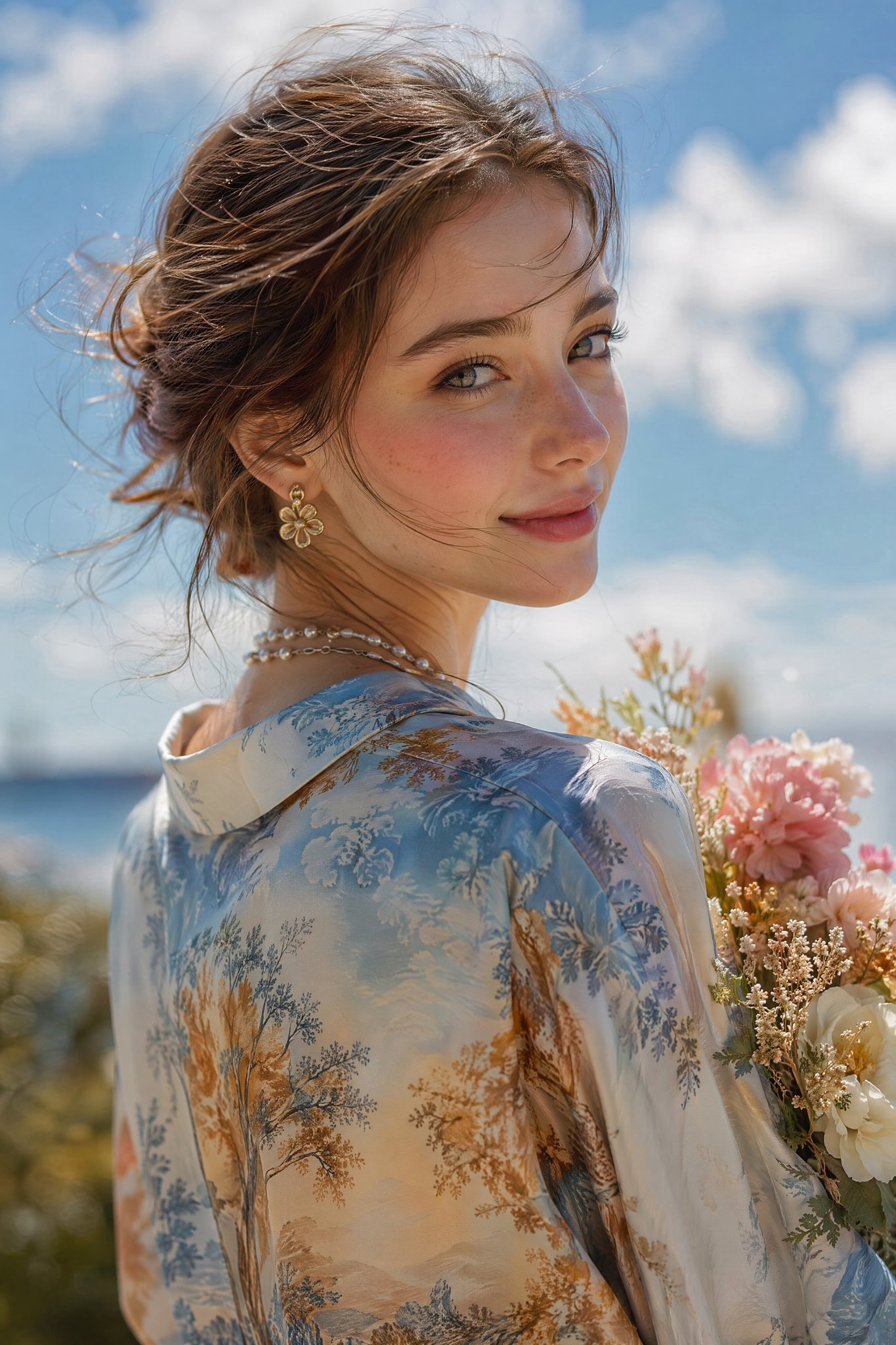 Ultra-Realistic Summer Luxury Fashion Portrait AI Prompt AI image prompt example 4