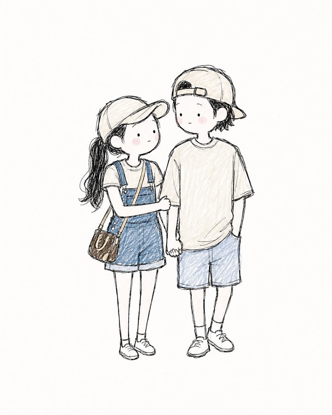 手描きのこども絵本風イラストを生成するプロンプト AI image prompt example