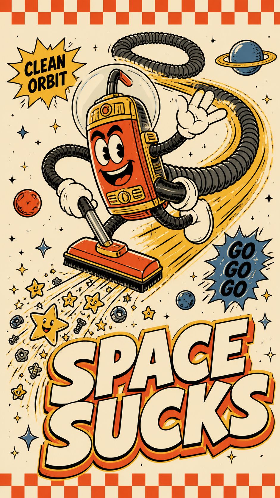 Rubber-Hose Overtime Mascots With Pun Titles AI image prompt example 3