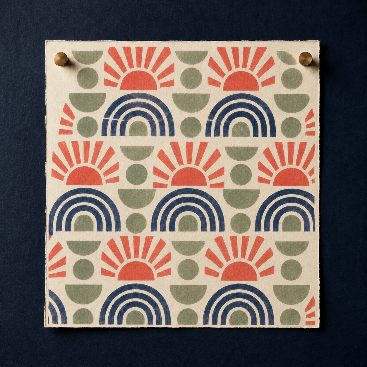 Geometric textile direction After