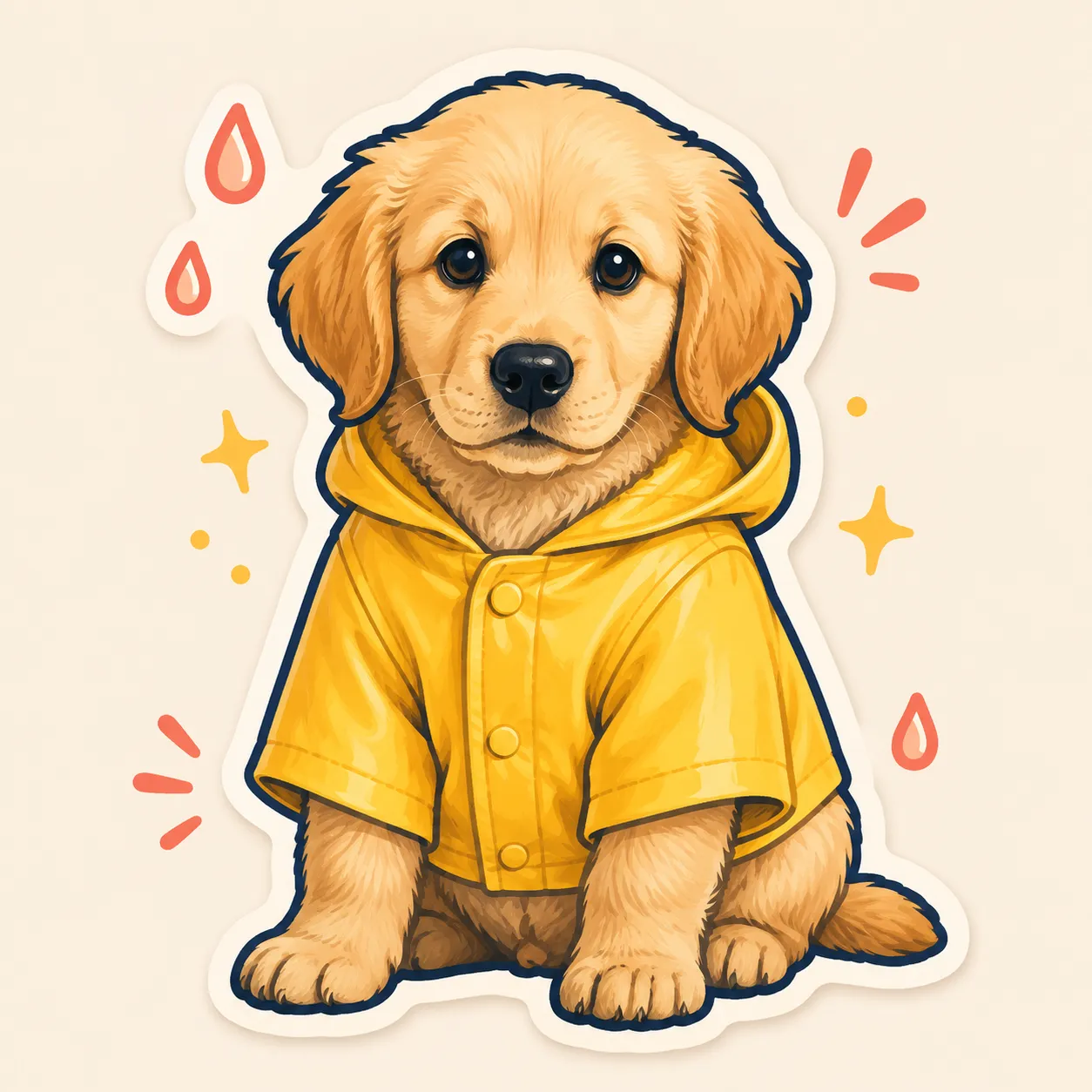 Pet reaction sticker After
