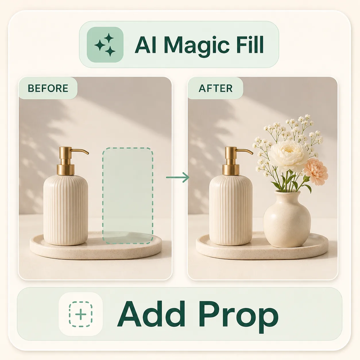 תוצאה magic fill preset