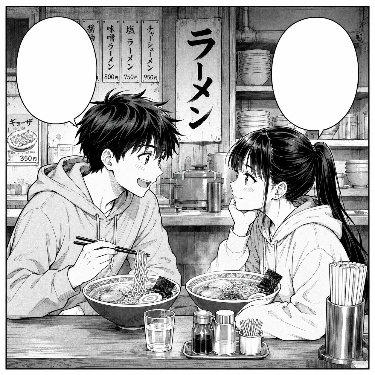 אמנות קו AI Manga Colorizer example