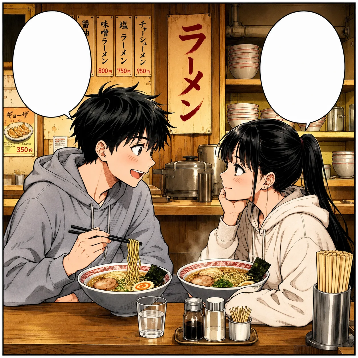 צבע AI Manga Colorizer example