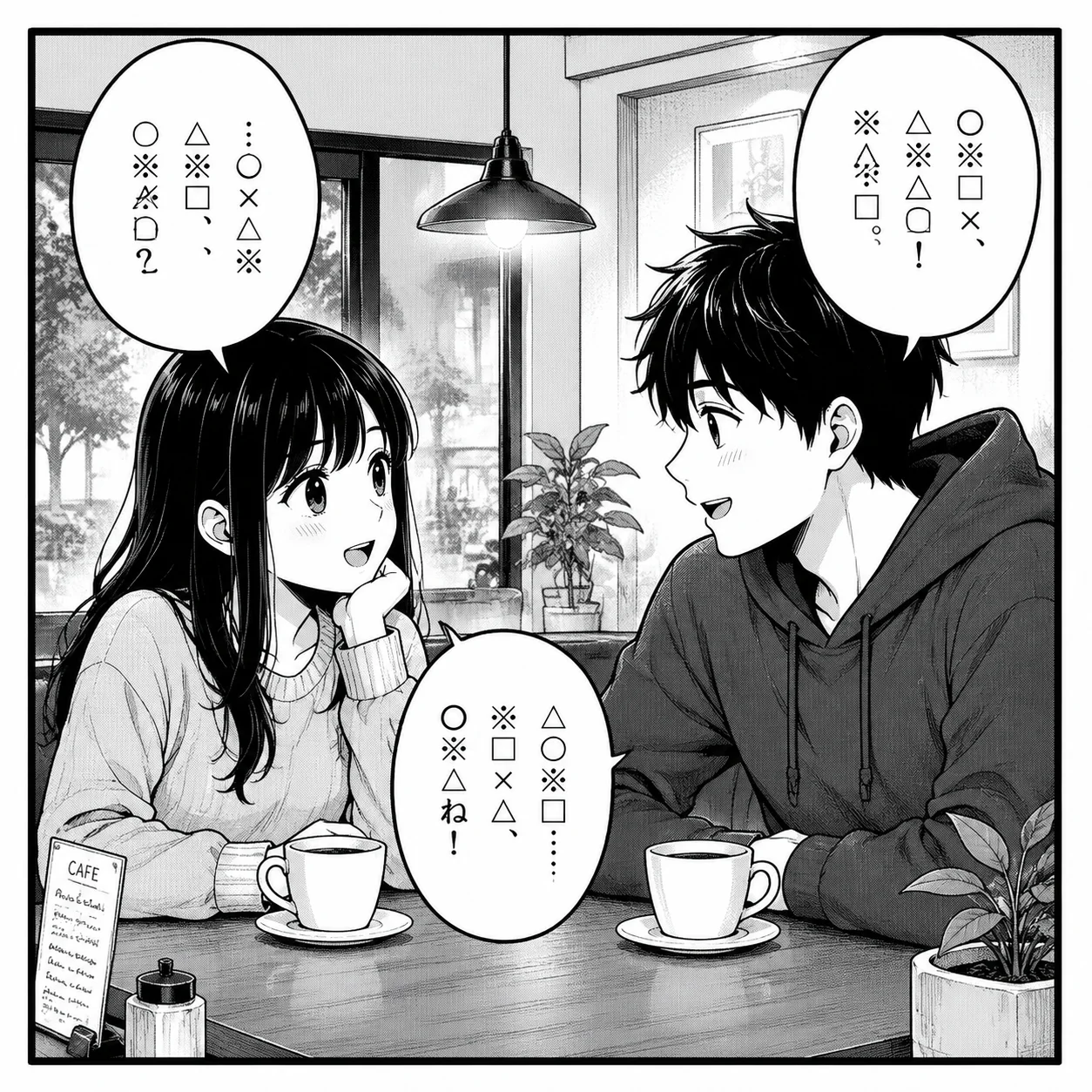 Dialogue bubble translation with preserved panel art before